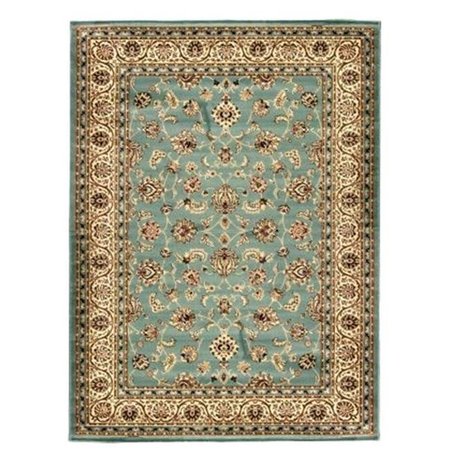 INFINITY HOME Infinity Home 549362L Sarouk Light Blue 2 ft. 3 in. X 9 ft. 6 in. Runner; 54936 549362L